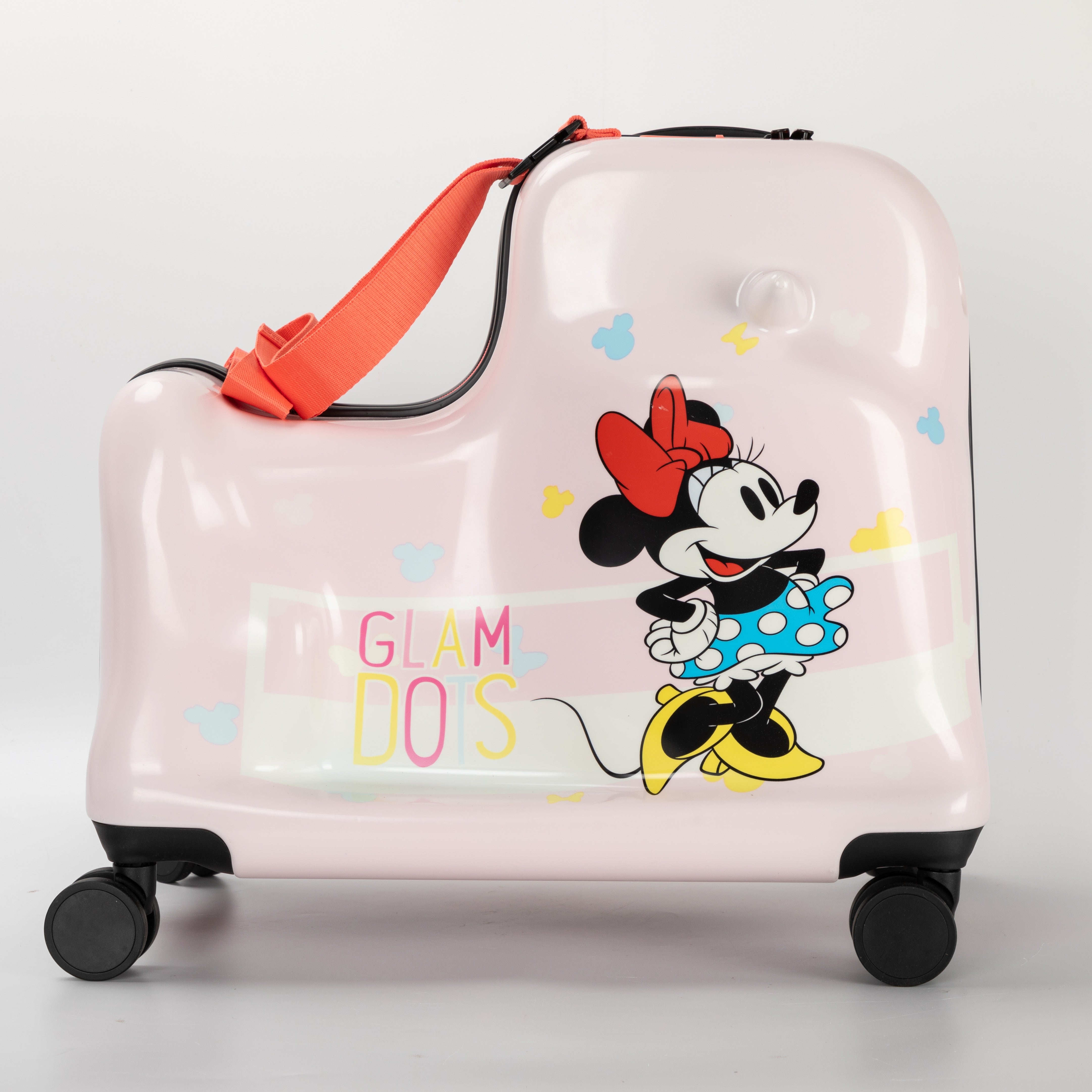 子供が乗れるキャリーケース　ミニー　20インチ　約40ℓ　DH41322-B