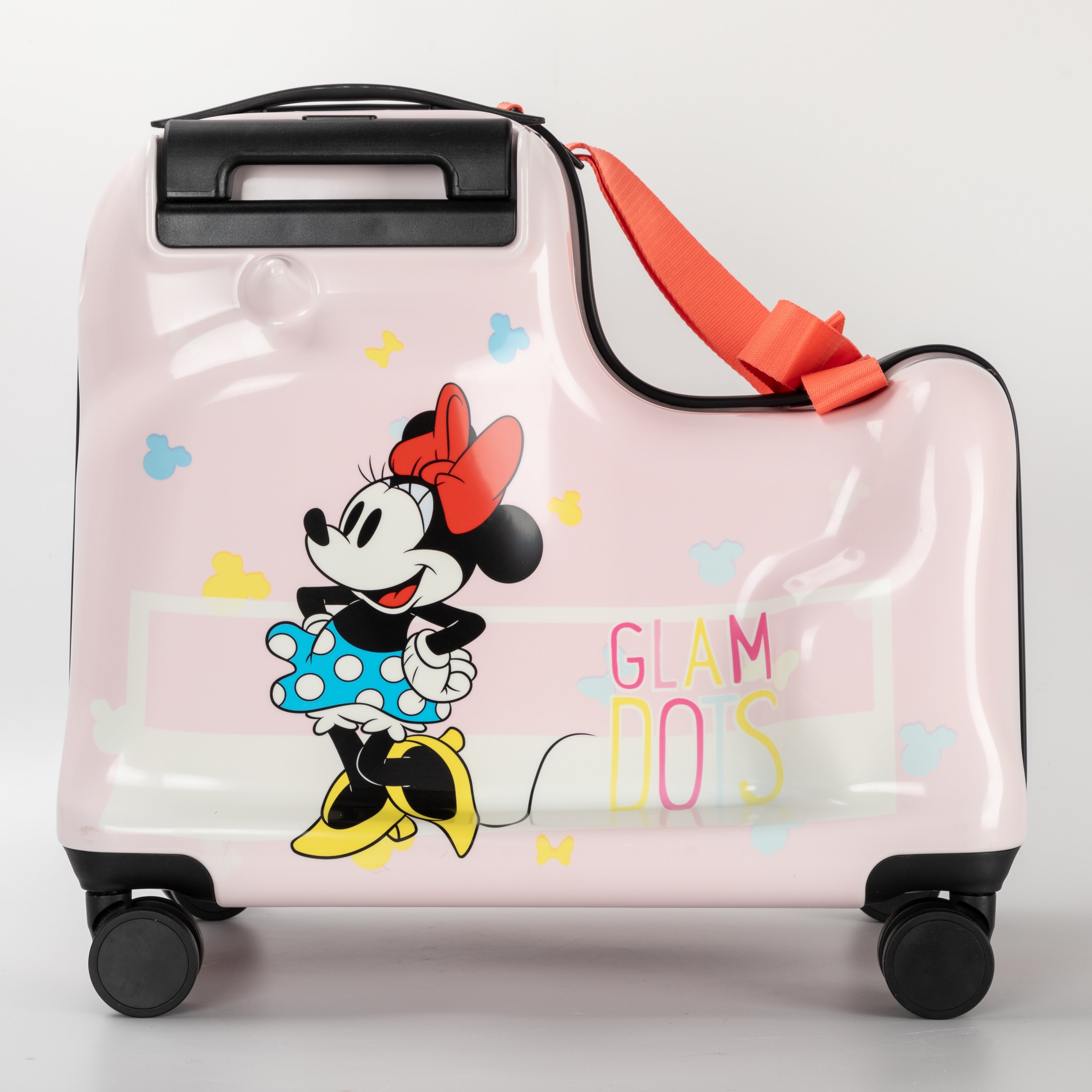 子供が乗れるキャリーケース　ミニー　20インチ　約40ℓ　DH41322-B