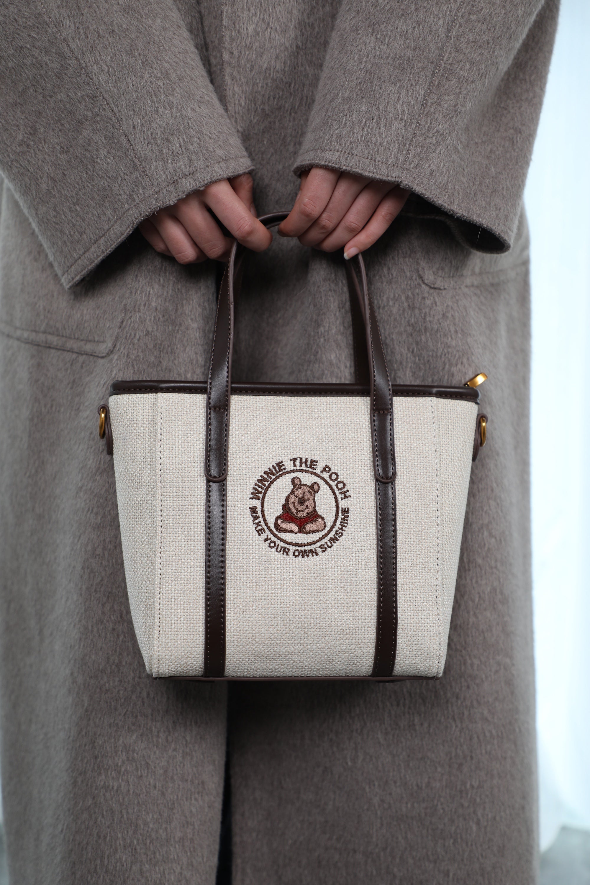 トートバッグ　ショルダーバッグ　2way　プーさん　DHF23881-C2