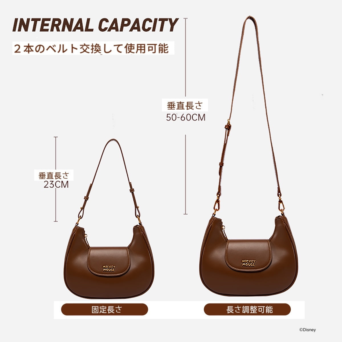 ショルダーバッグ / ミッキーマウス　2way　DHF22191-B1