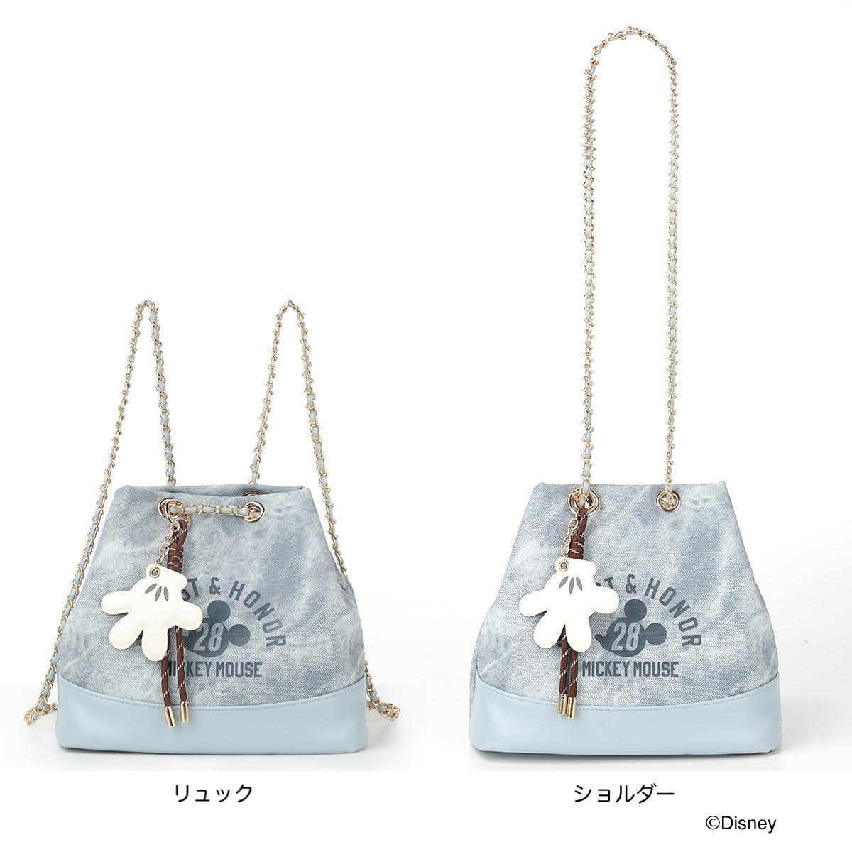 リュック　ショルダーバッグ / ミッキーマウス　2way　6L　選べる3カラー　DHF41597-A