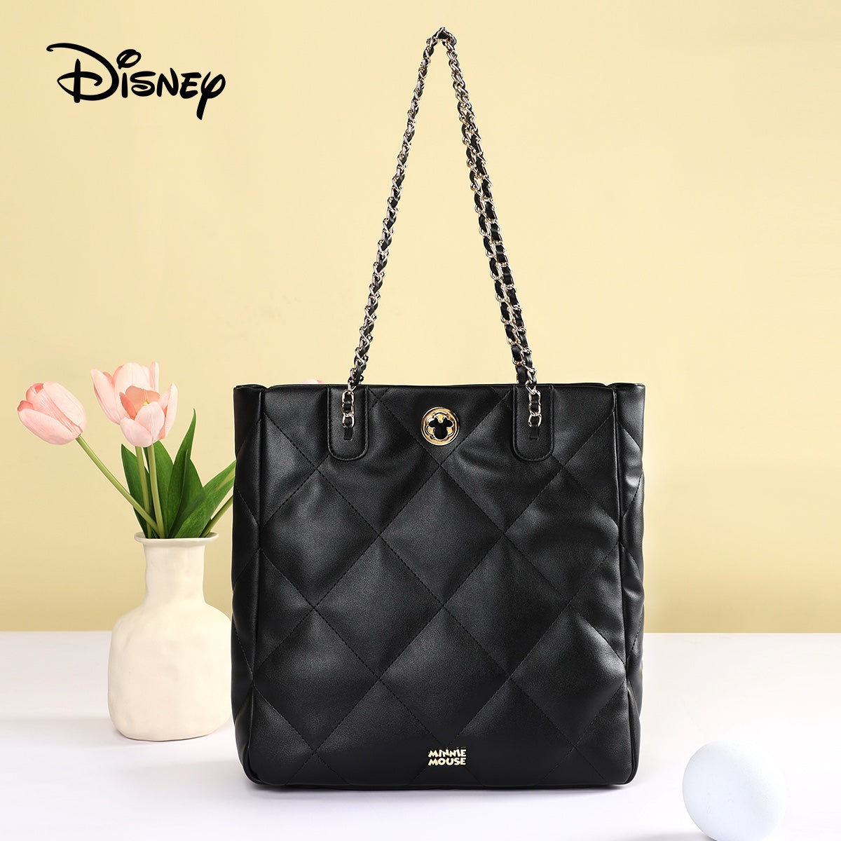 キルティング　トートバッグ　ミニー　DHF22194-B