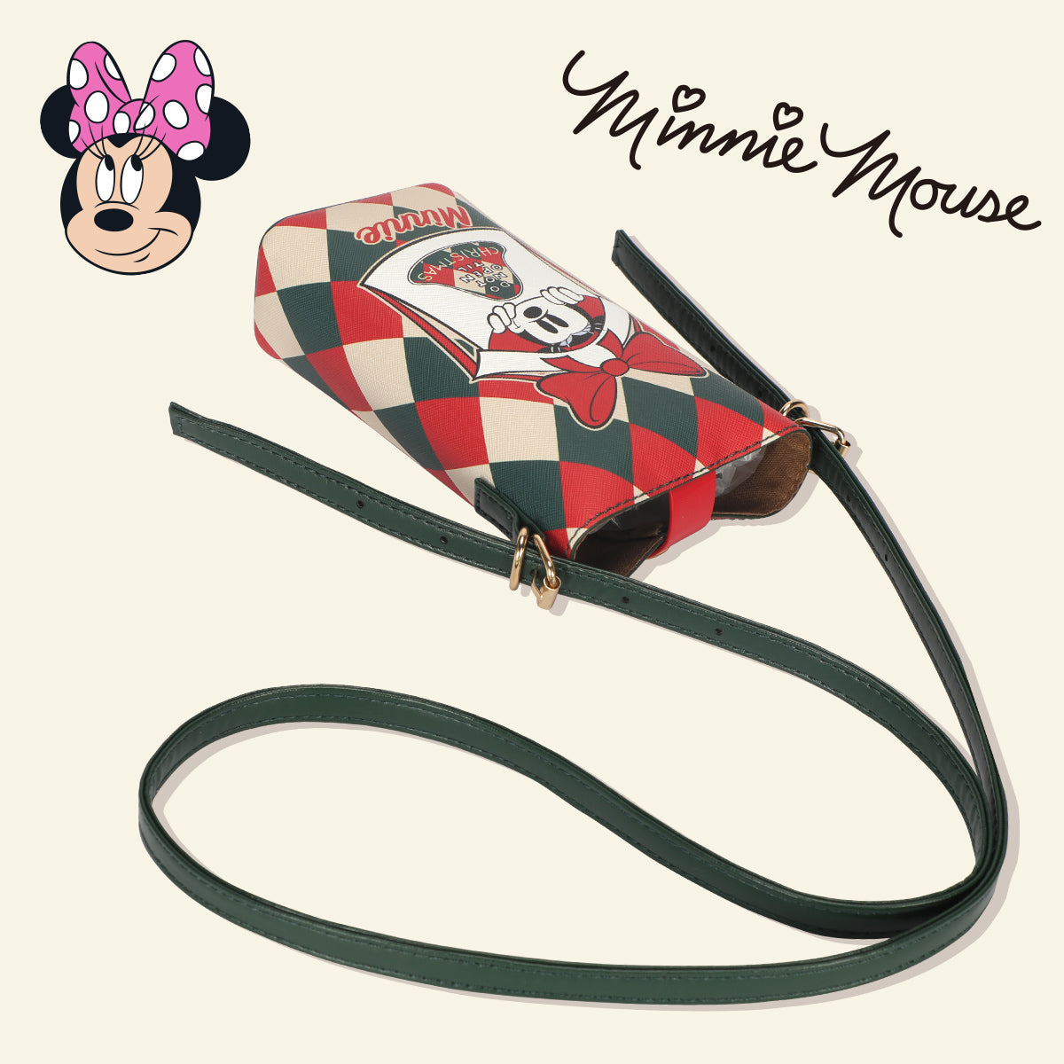 スマホショルダー　ミニー　DHF41190-B