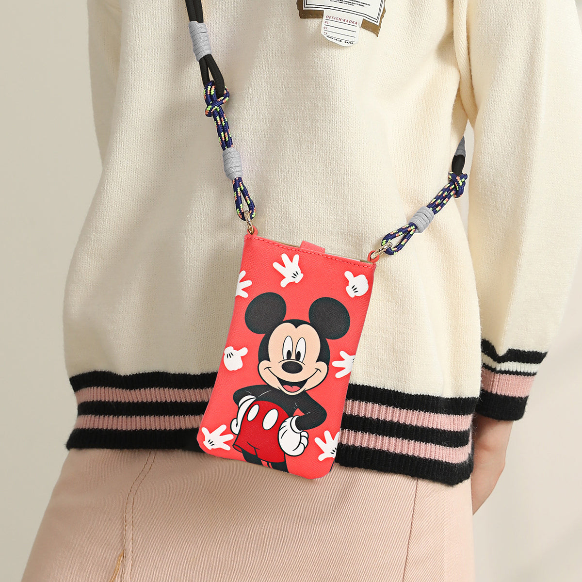 スマホショルダー　ミッキー　DHF41059-A