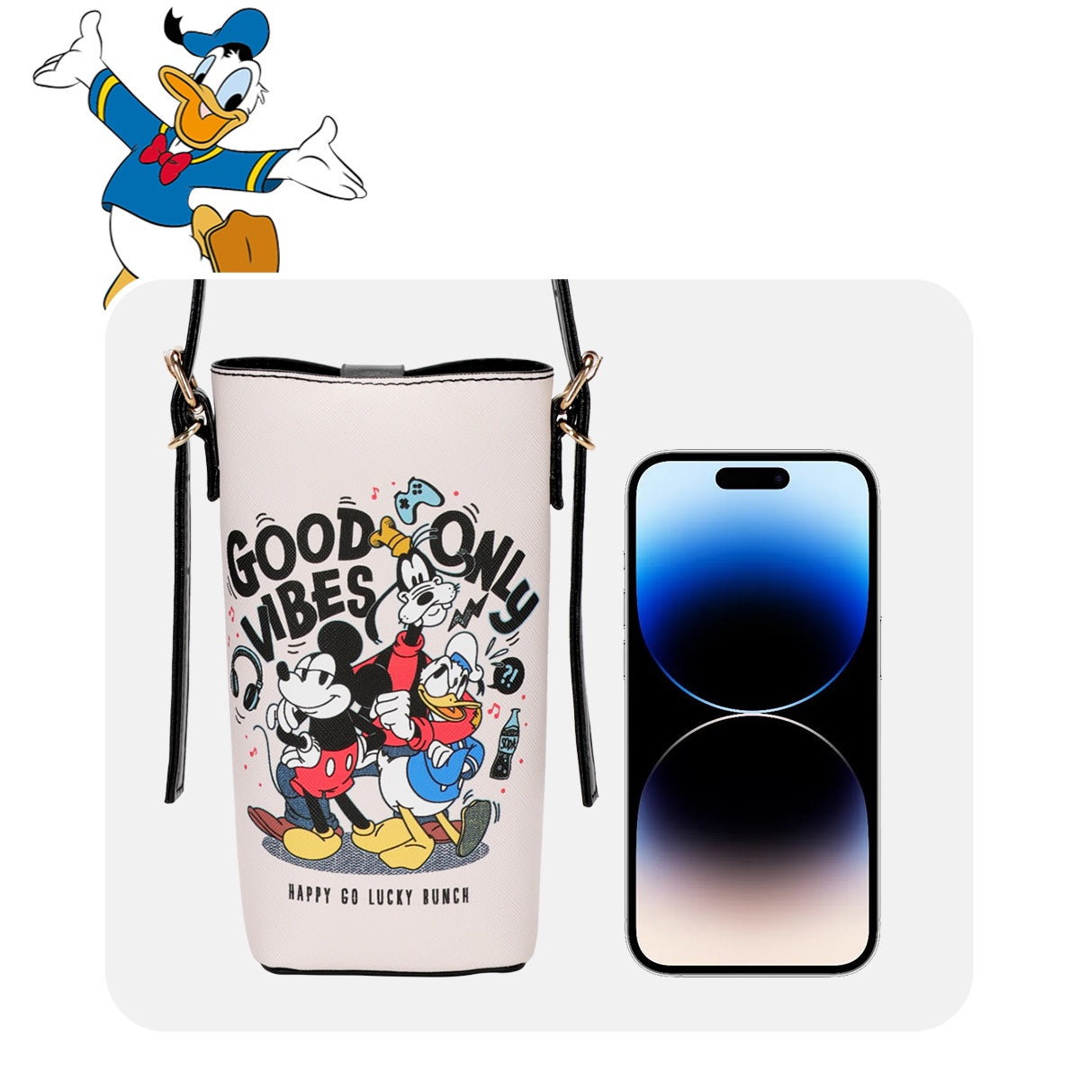 スマホショルダー　ミッキー＆フレンズ　DHF24989-MF