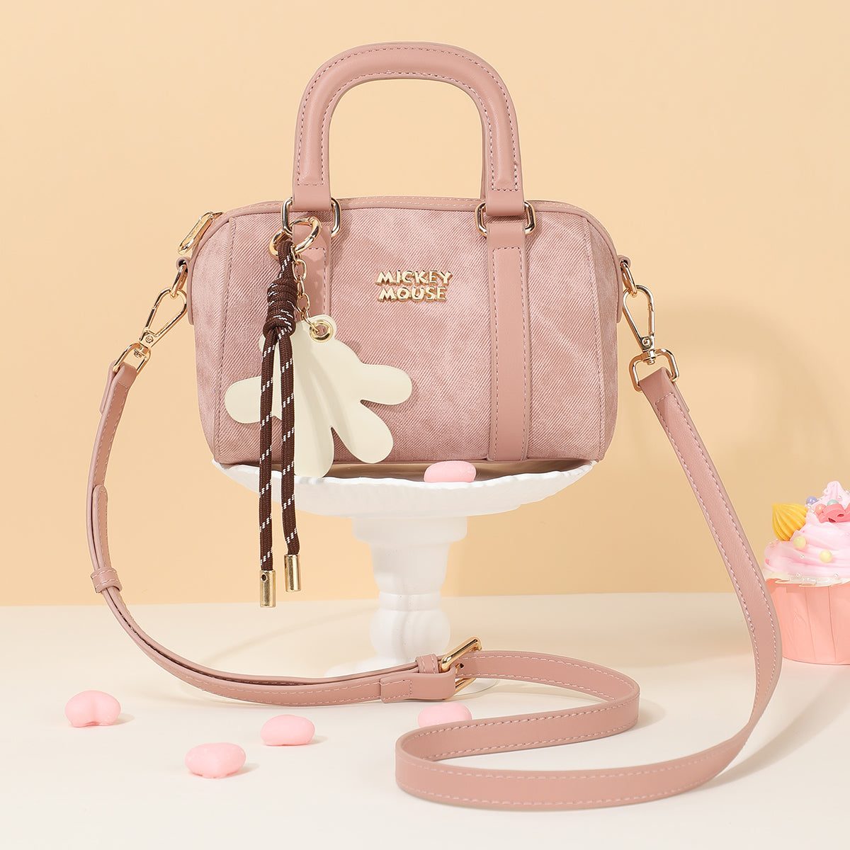ハンドバッグ　ショルダーバッグ　2way ミッキー　選べる3カラー　DHF41596-A