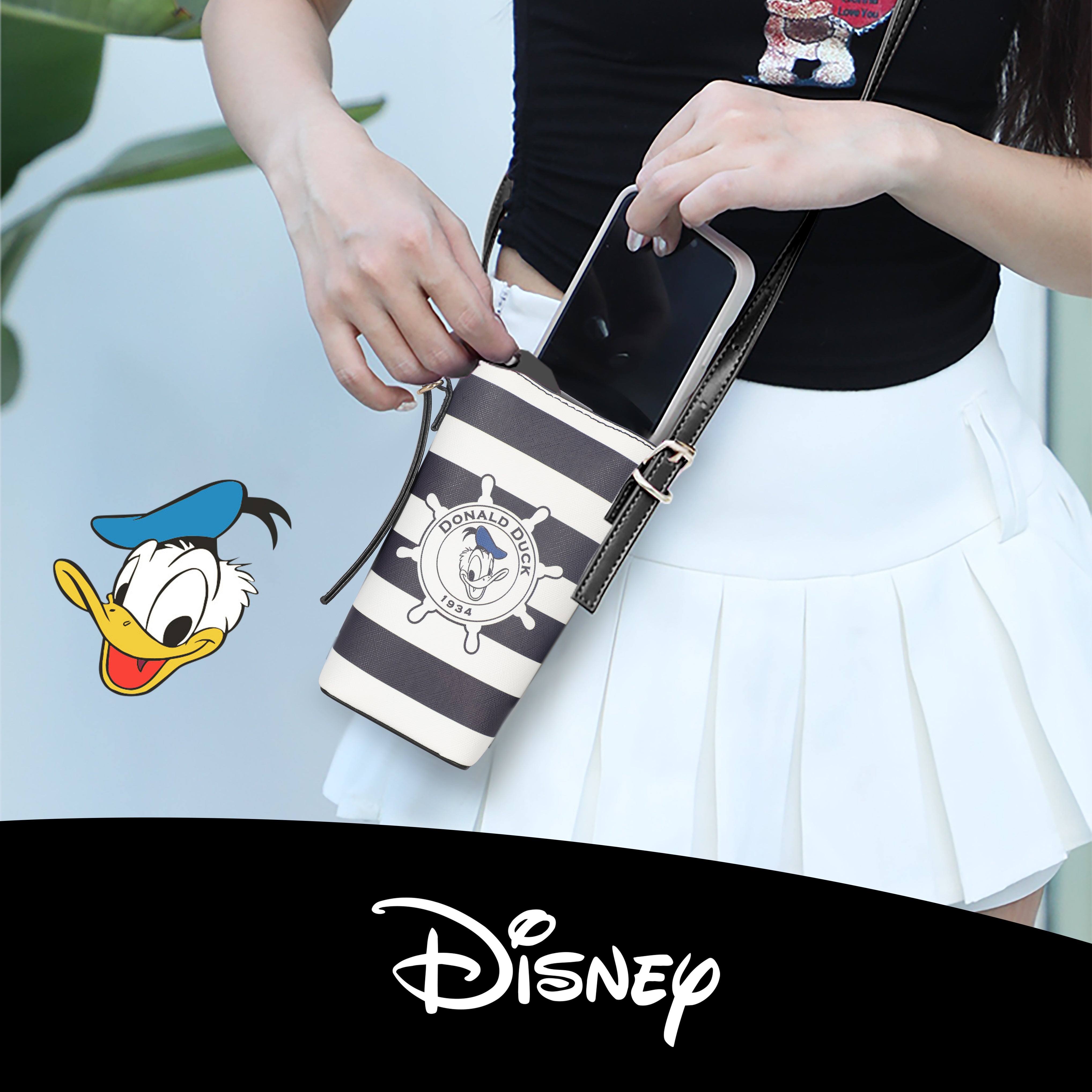 スマホショルダー　ドナルドダッグ　DHG41196-L